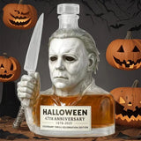 Halloween Michael Myers 47th Anniversary Casual Whiskey Lead-Free Glass Bottle 1978-2025