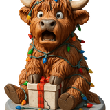 🐮Julekalender med Highlander 2025 🎄✨ – Håndlavet 3D-dukke med Highlander (24 dele)