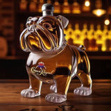 Shar Pei Dog Whiskey Decanter – Unique Canine Liquor Bottle for Home Bar, Collectible Gift for Dog Lovers & Spirits Enthusiasts