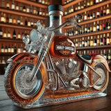 Retro Motorcycle Shape Whiskey Bottle