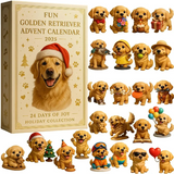 Sjov Golden Retriever Julekalender 2025