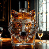 2026 Wolf Unique Animal Glass Whiskey Bottle