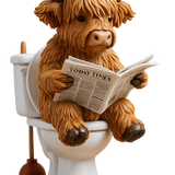 🐮Julekalender med Highlander 2025 🎄✨ – Håndlavet 3D-dukke med Highlander (24 dele)