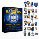 🥅 New York Rangers 100-års Jubilæum Julekalender 2025 💯🏒🗽