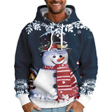 Muški casual pulover s kapuljačom i džepovima