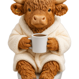 🐮Julekalender med Highlander 2025 🎄✨ – Håndlavet 3D-dukke med Highlander (24 dele)