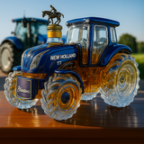 Classic New Holland T7 Series Tractor Whiskey Bottle